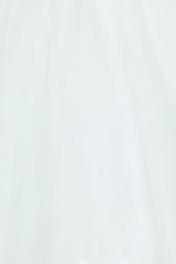 Giving All Of Me Strapless Tulle Mini Dress White