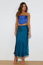 Gorg Gals Crop Top Blue