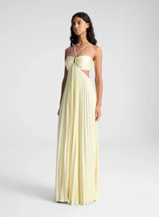 MONICA | HALTER MAXI DRESS