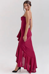 GABBI | RUFFLED MAXI DRESS
