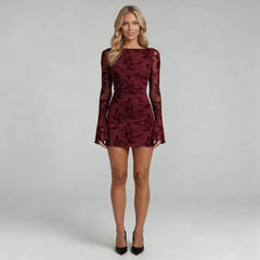 Gwendolyn Mesh Mini Dress