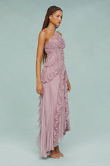 AMELIA | HALTER MAXI DRESS