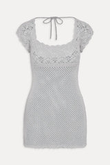 Eloise Crochet Mini Dress - Angel's Meadow