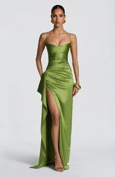 Helen Maxi Dress - Olive