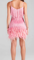 ALYSA | FRINGED MINI DRESS