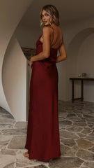Ziah Maxi Dress - Wine