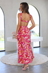 Got A Callback Maxi Dress Pink