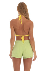 Crochet Top in Yellow
