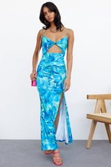 Delphin Maxi Dress Blue