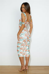 You're Standing Out Midi Dress Floral