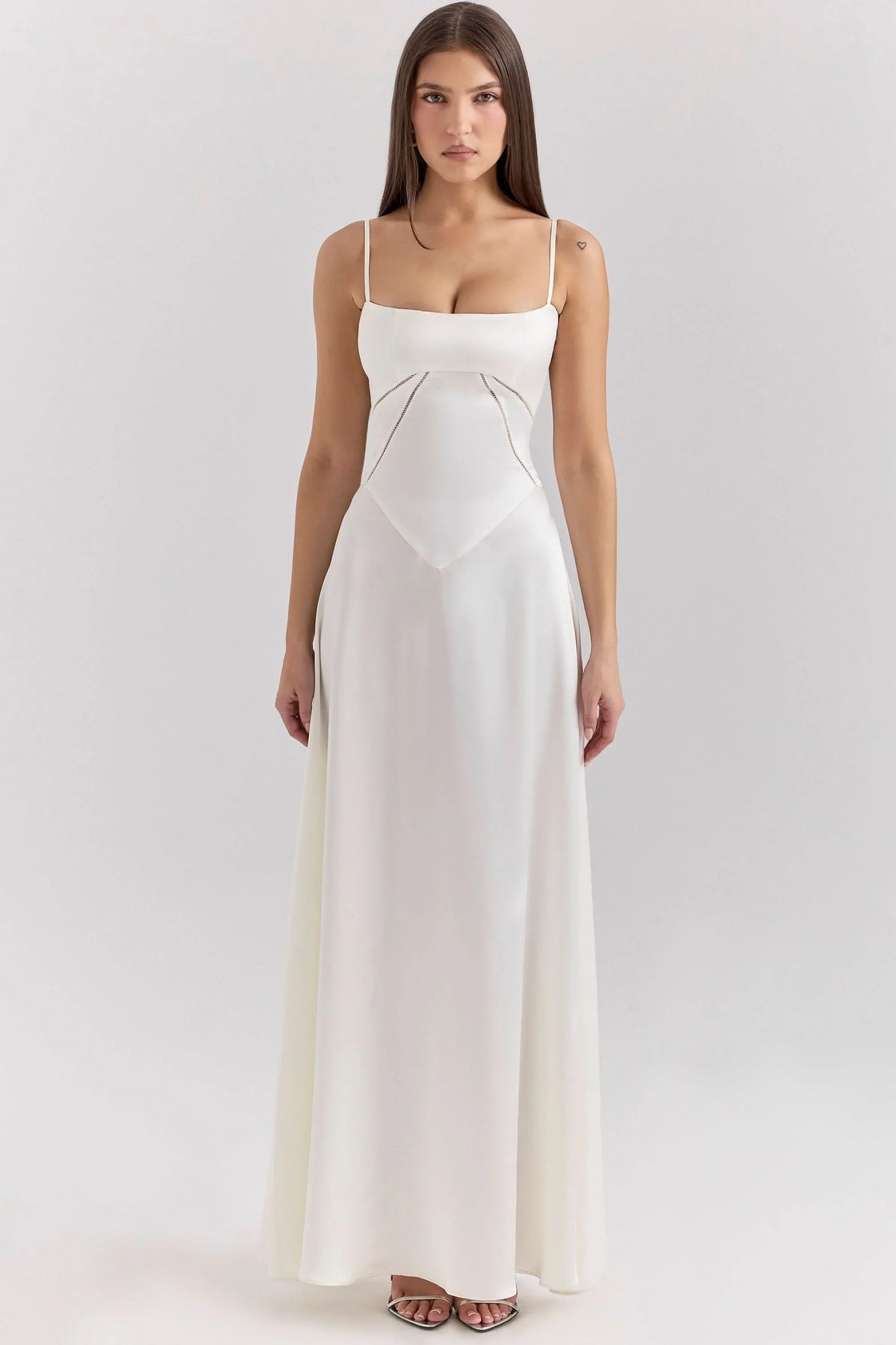 ANABELLA | LACE UP MAXI DRESS