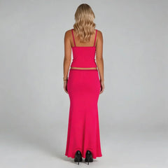 Demi Drawstring Maxi Set