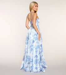 Marielle Floral A-Line Formal Dress
