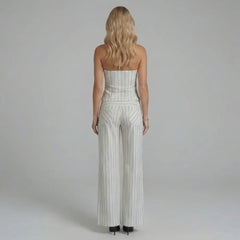 Loren Wide-Leg Pants Set