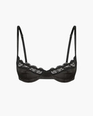 | Satin balconette bra