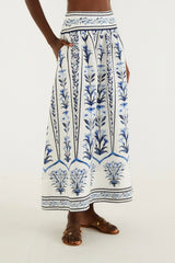 Off-White Flowers Arch  Maxi Skirt