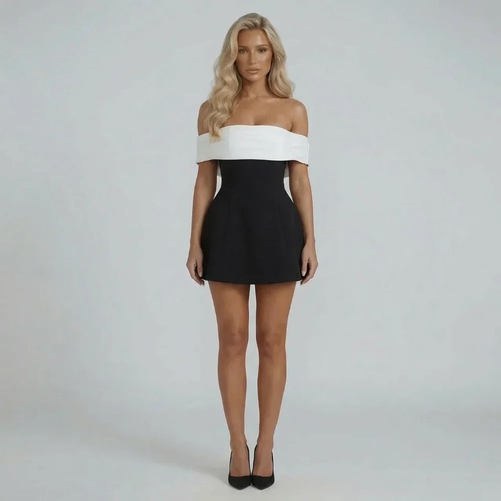 Lilliana Bow Mini Dress
