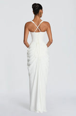 Elara Maxi Dress - Ivory