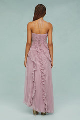 AMELIA | HALTER MAXI DRESS