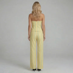 Loren Wide-Leg Pants Set