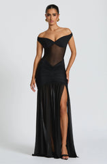 Alaia Maxi Dress - Black